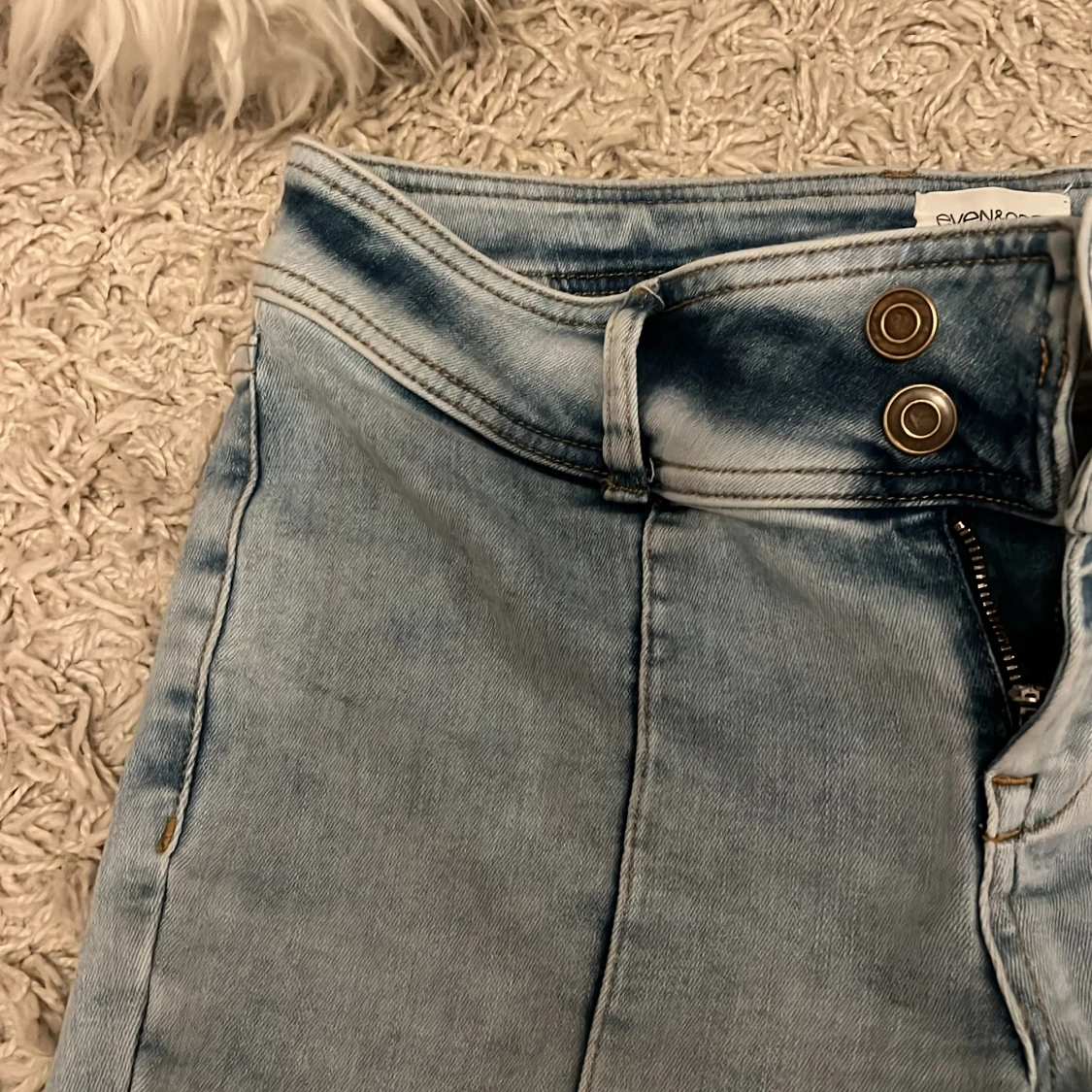 Ljusblå bootcut Lågmidjade - 2