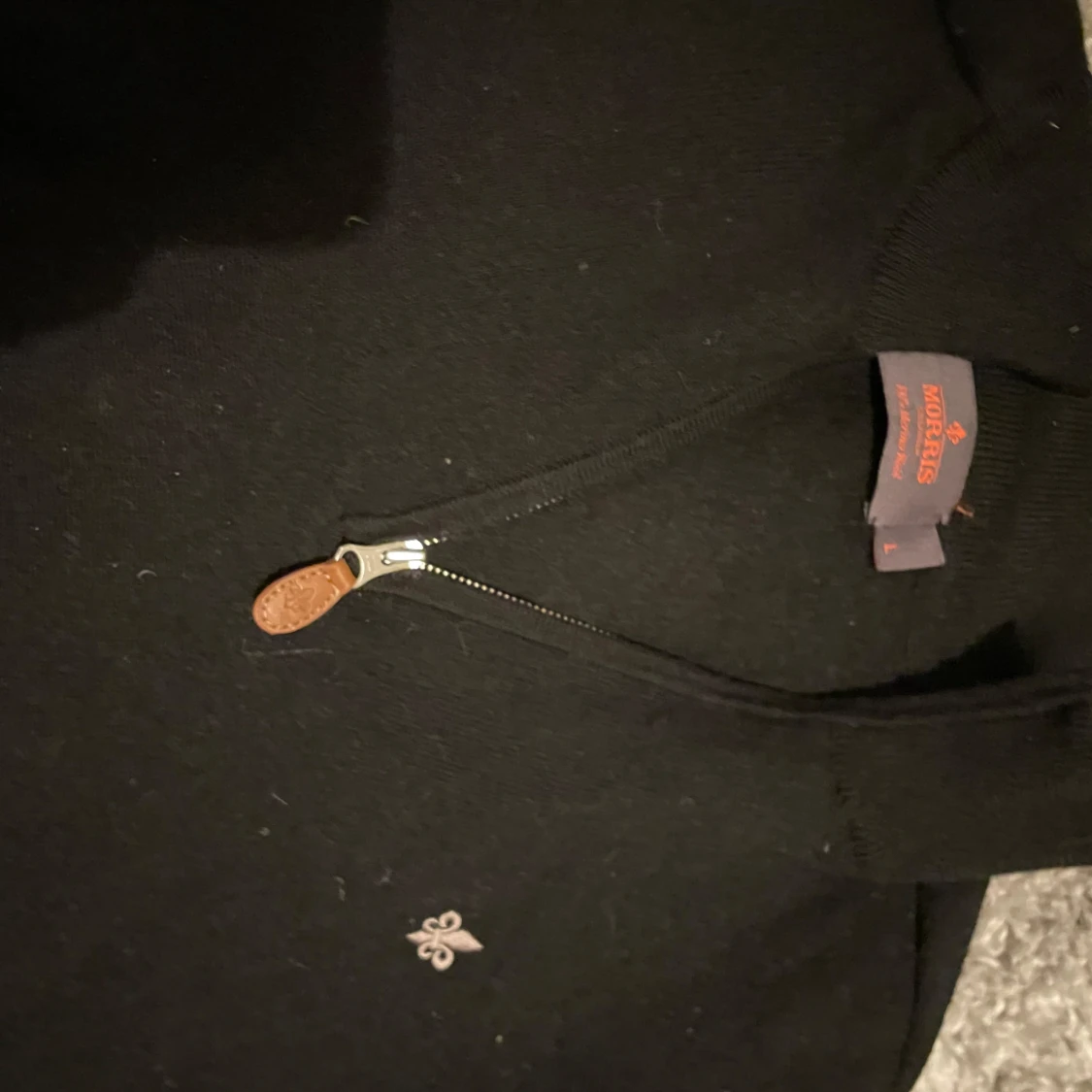 Svart merinoulltröja från Morris - 3