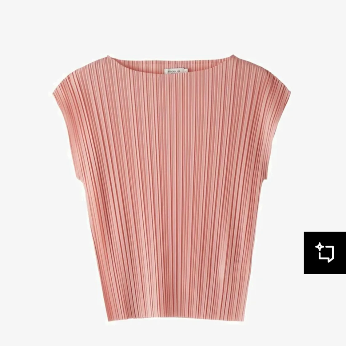Ljusrosa plisserad topp från Stockh LM Studio - 2