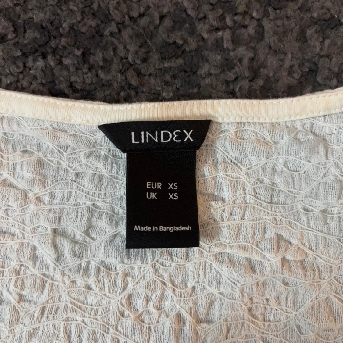 Vit långärmad topp från Lindex - 2