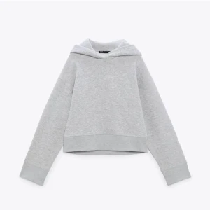 Grå hoodie från Zara - Säljer för att den inte kommer till användning, skriv för fler bilder eller frågor💕