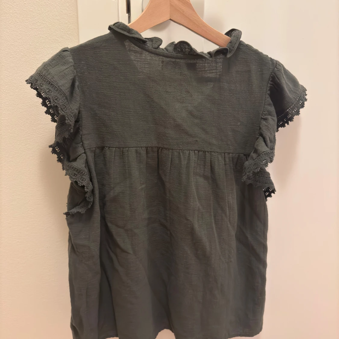 Mörkgrön blus  - 2