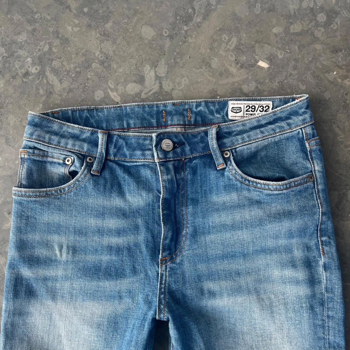 Blå Low Waits bootcut jeans - 1