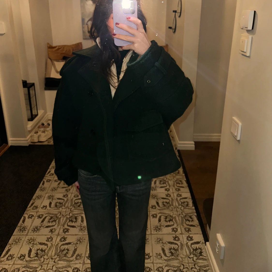 Mörkgrön kappa - 2