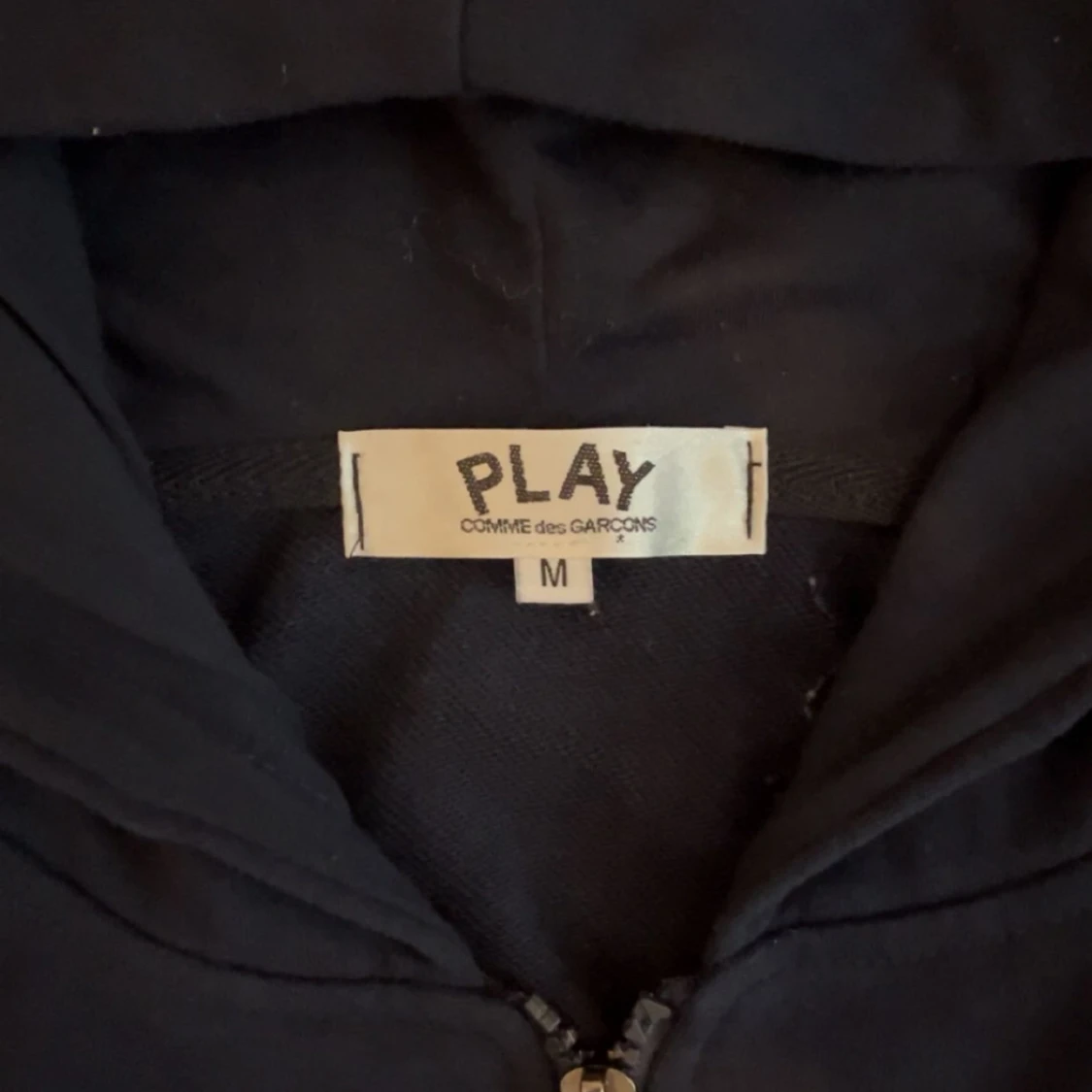 Svart hoodie från Comme des Garçons - 90