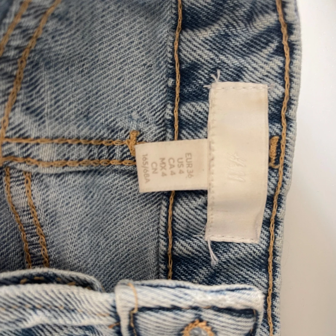 Blåa jeans shorts  - 91