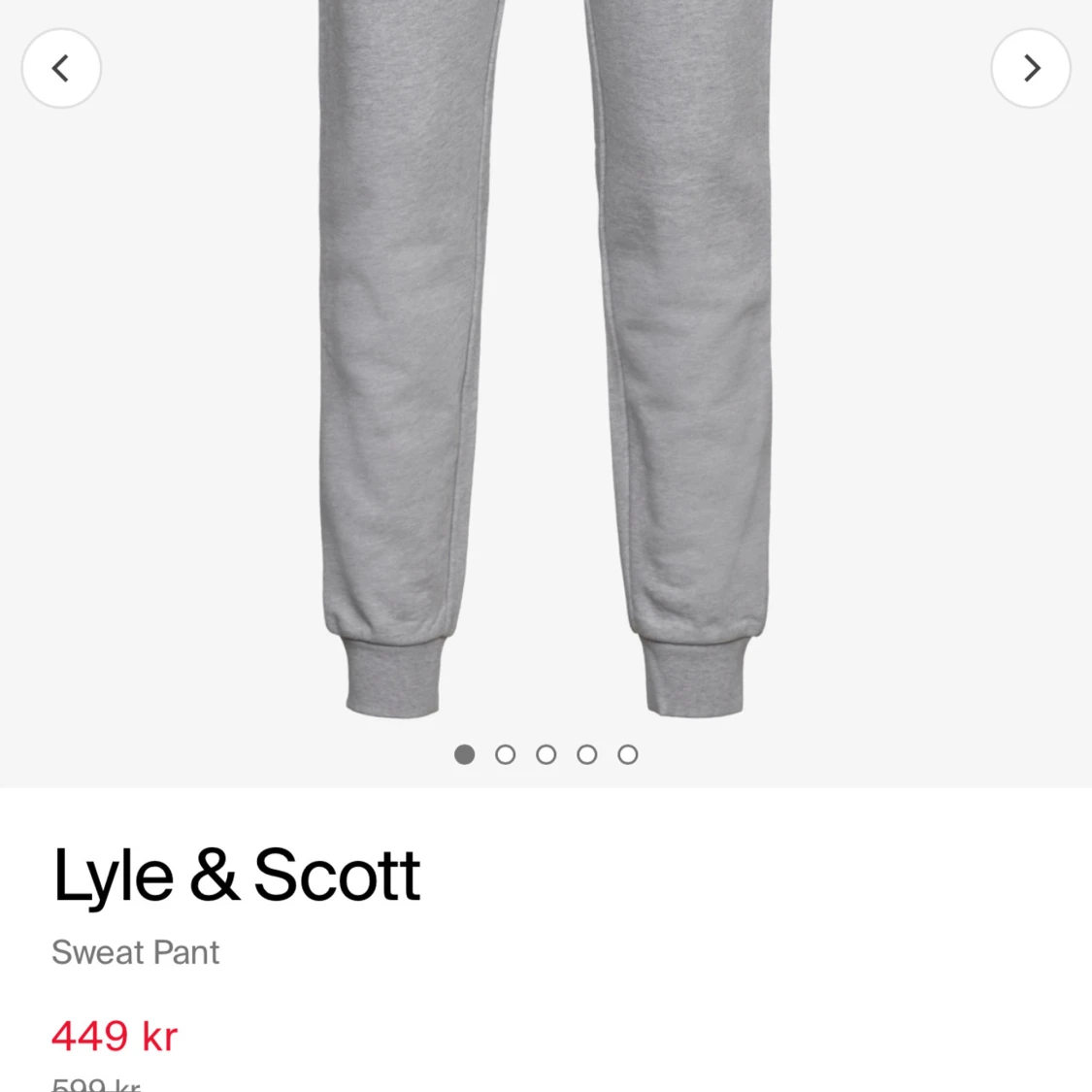 Grå mjukisbyxor från Lyle & Scott