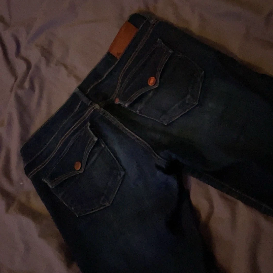 Mörkblå jeans - 90