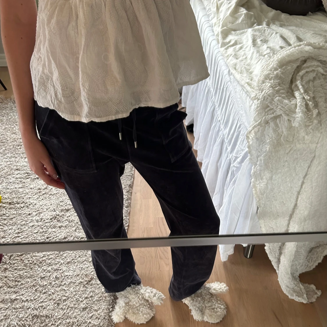 Mörkblå mjukisbyxor från Juicy Couture - 1