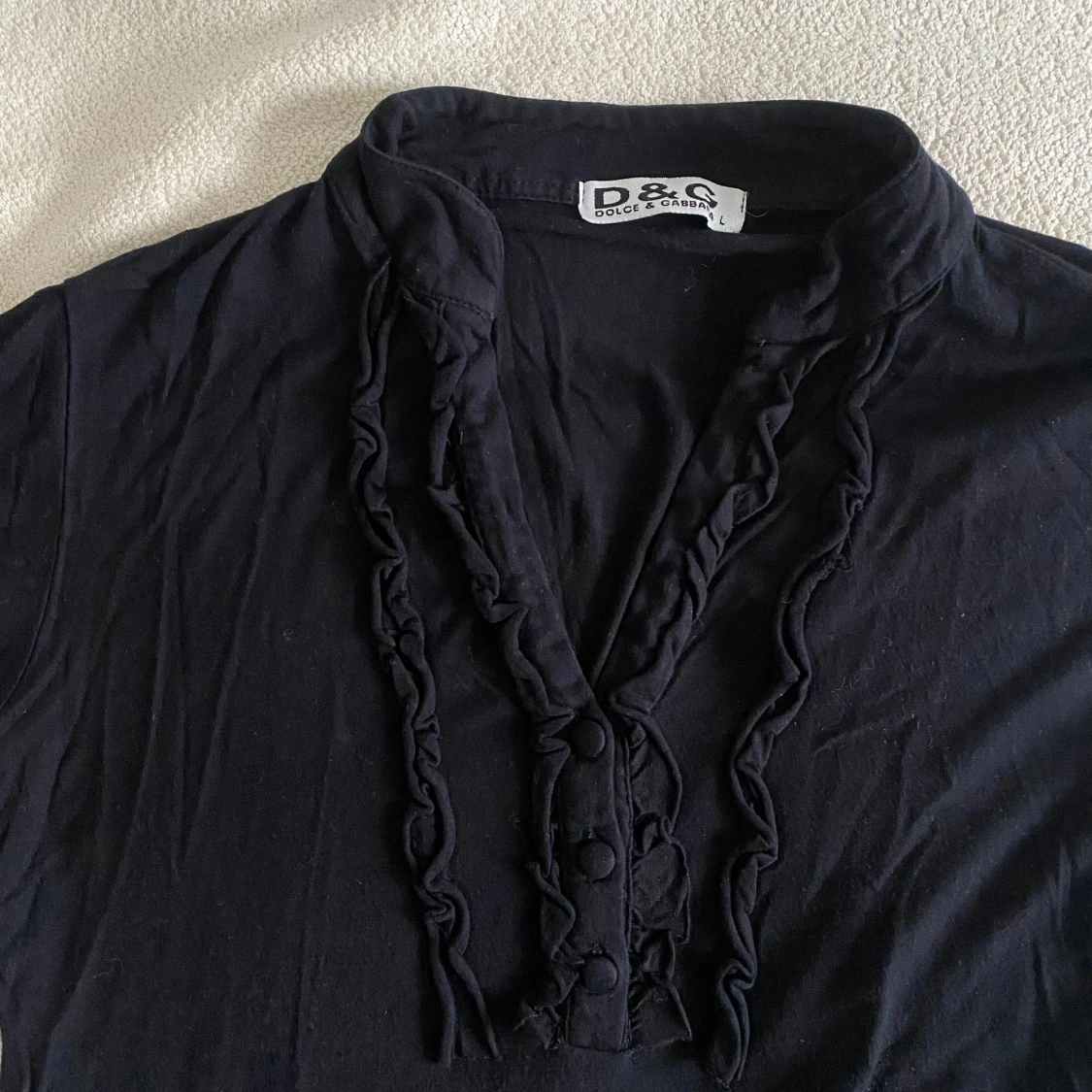 Svart kortärmad topp från Dolce & Gabbana - 2