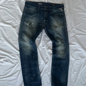 Replay jeans  - Replay jeans med slitningar alla är design slim straight 34/32