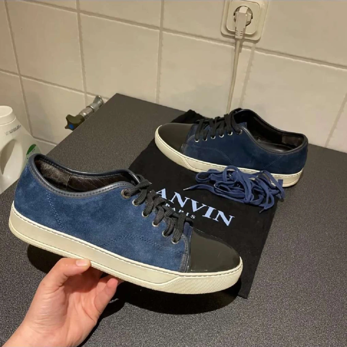 Blå skor från Lanvin