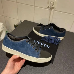 Blå skor från Lanvin - Säljer dessa snygga blå lanvins skorna i bra skick, endast använda ett fåtal gånger. Öppen för byten!!