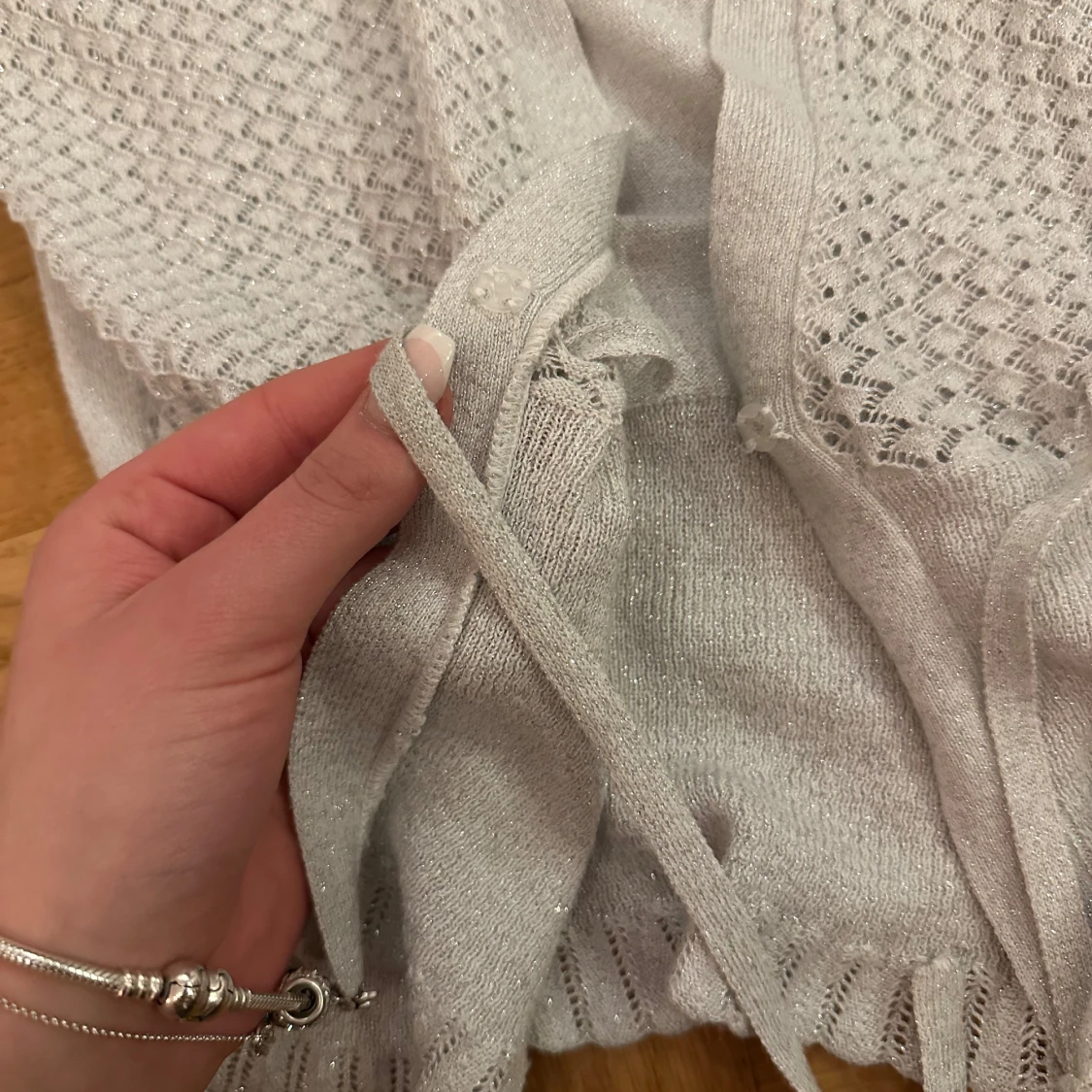 Grå glittrig kofta från Vero Moda - 93