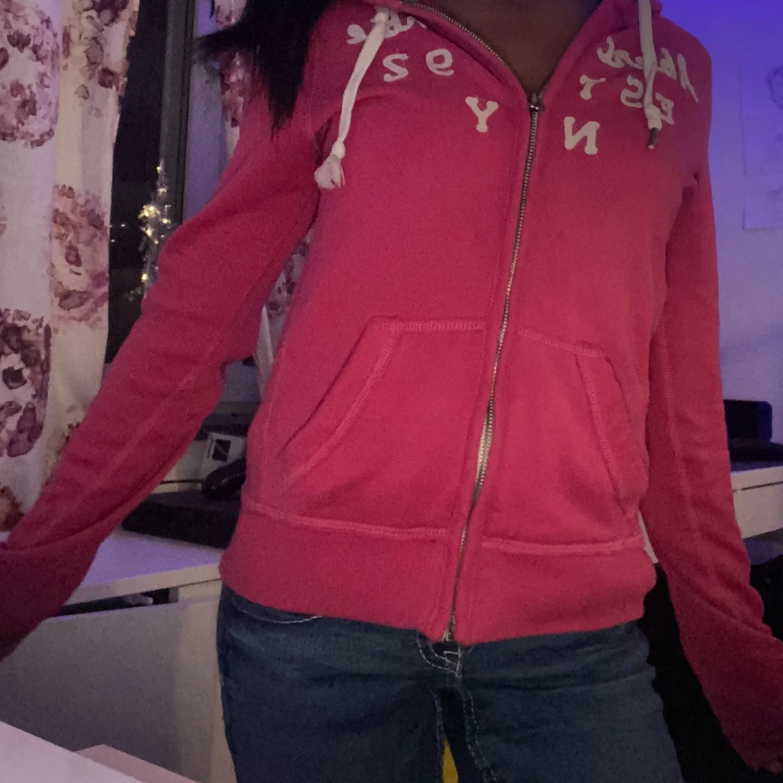 Rosa huvtröja från Abercrombie & Fitch🩷