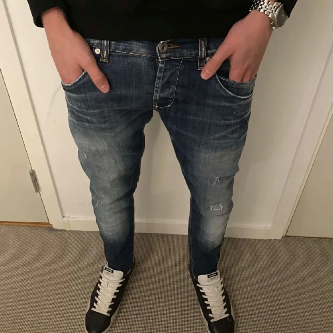 Dondup jeans med slitningar