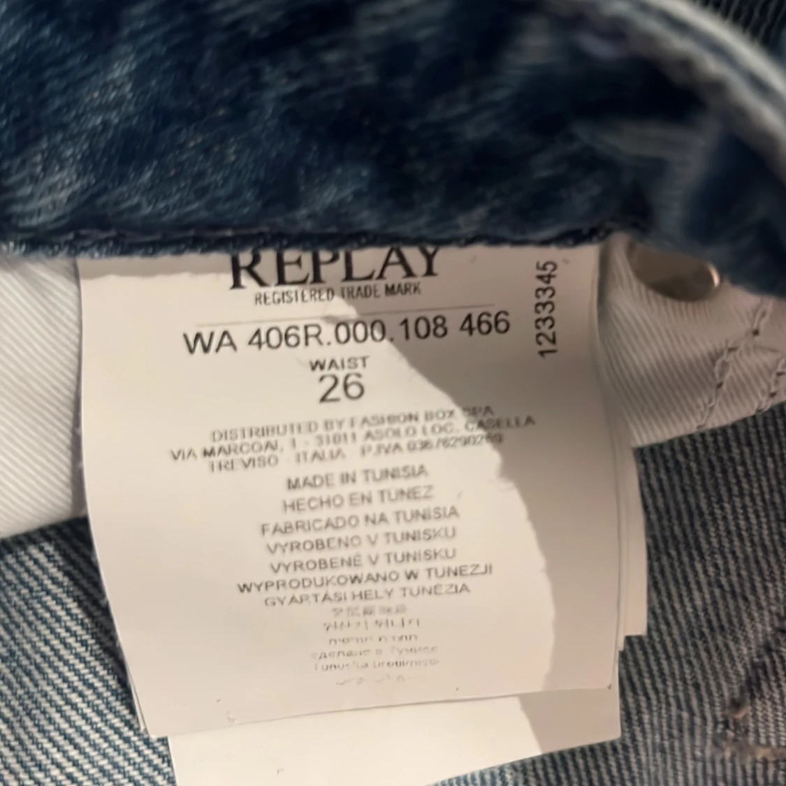 Blå jeansshorts från Replay - 3