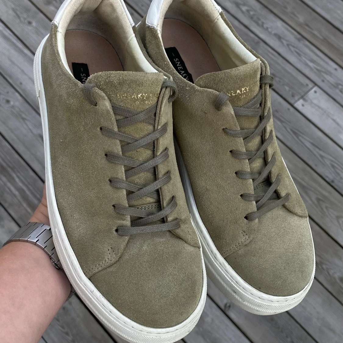 Gröna Sneaky Steve skor - 91