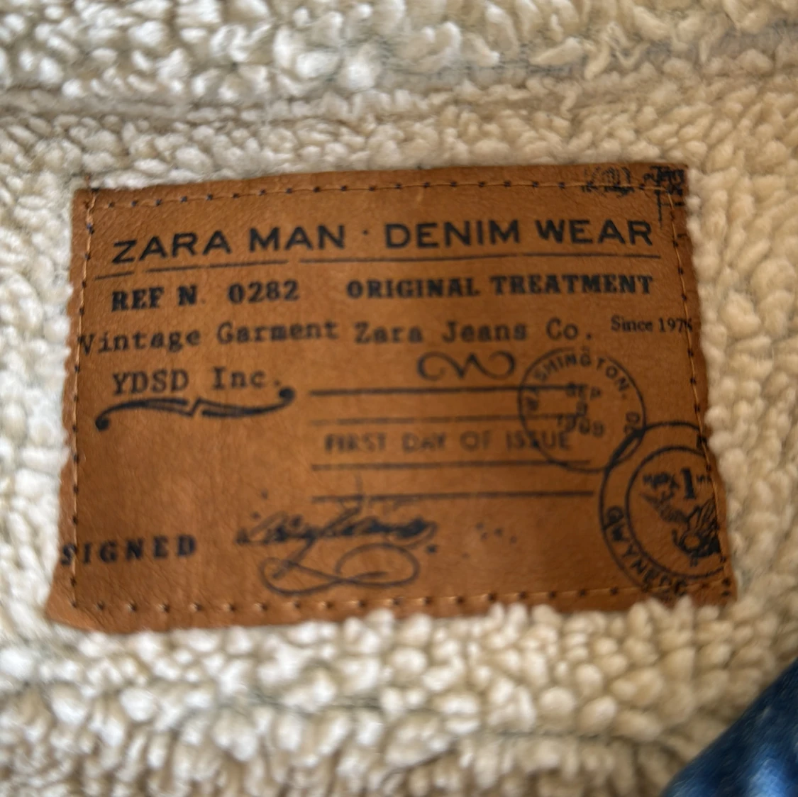 Jeansjacka med päls - Zara - Storlek S/M  - 91