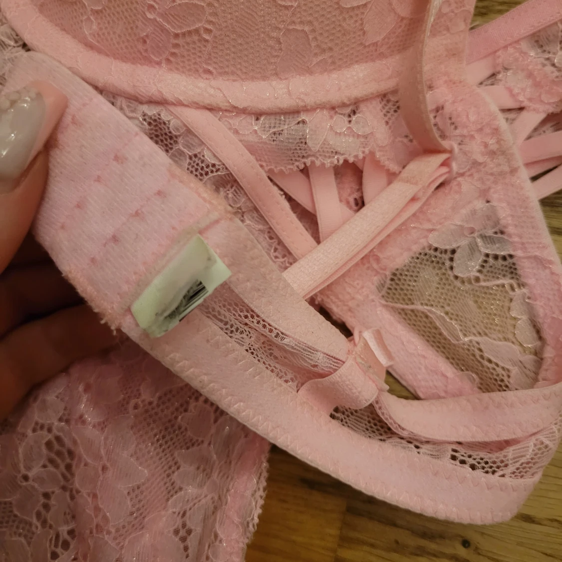 Rosa spetsunderkläder - 91
