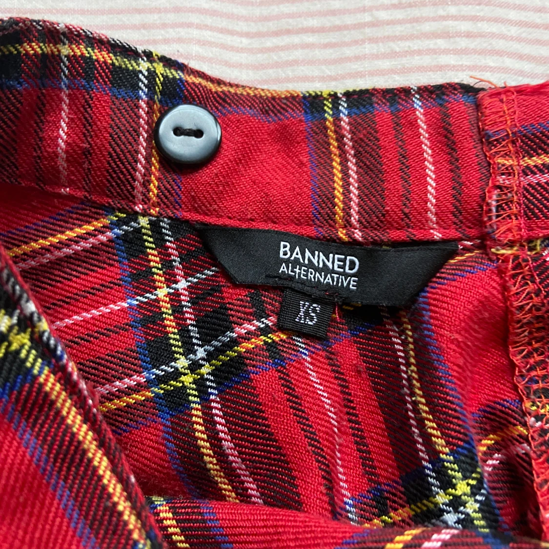 Rödrutig kjol  - 92