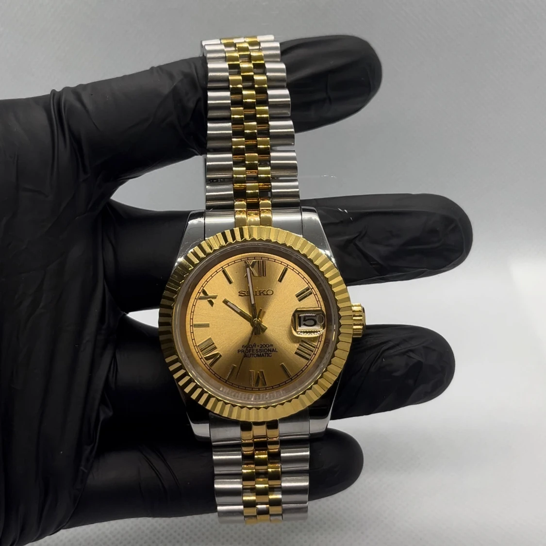 Seiko datejust roman dial mod - 90