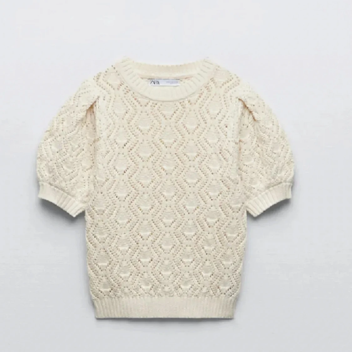 Zara pointelle topp  - 91