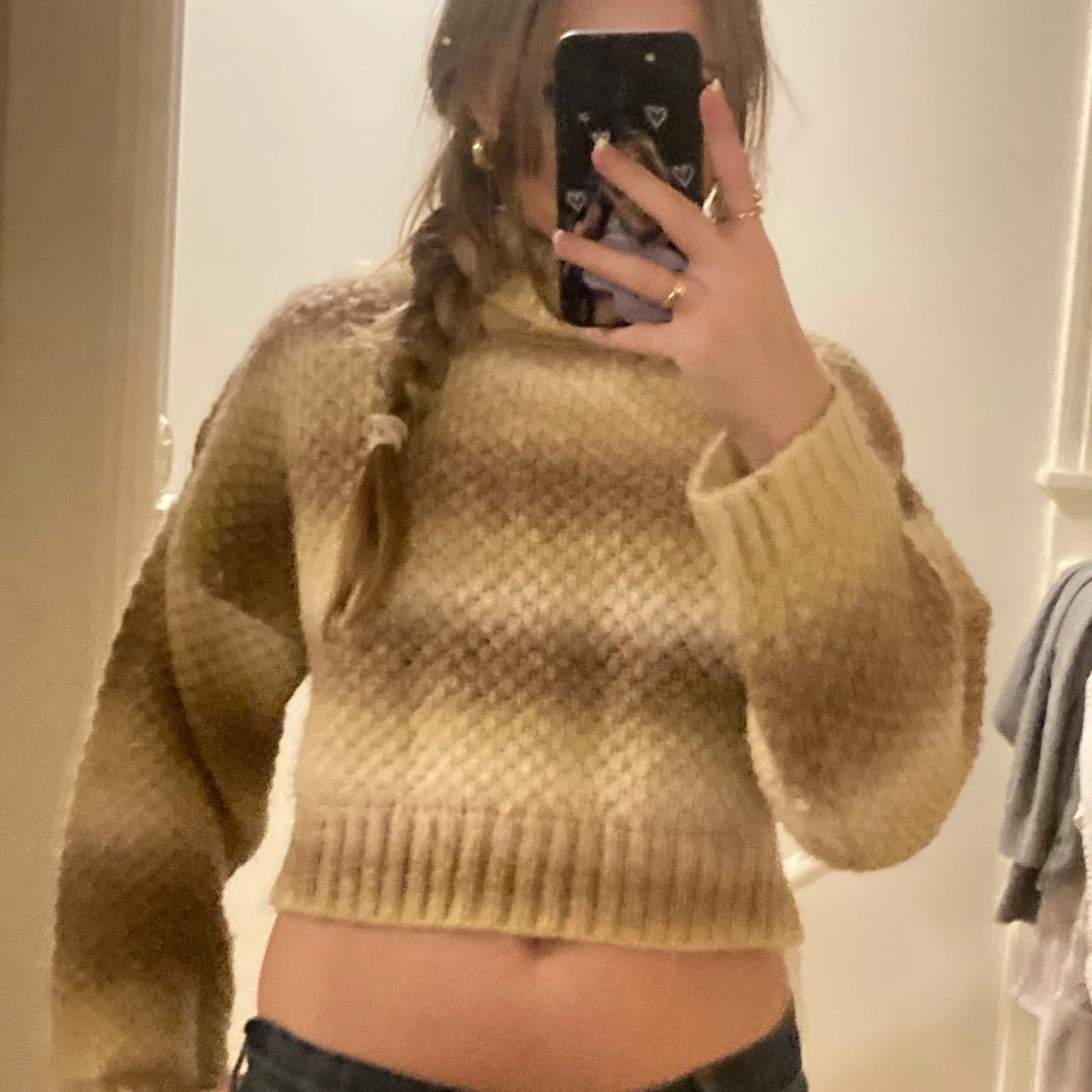 Stickad tröja från zara🍂