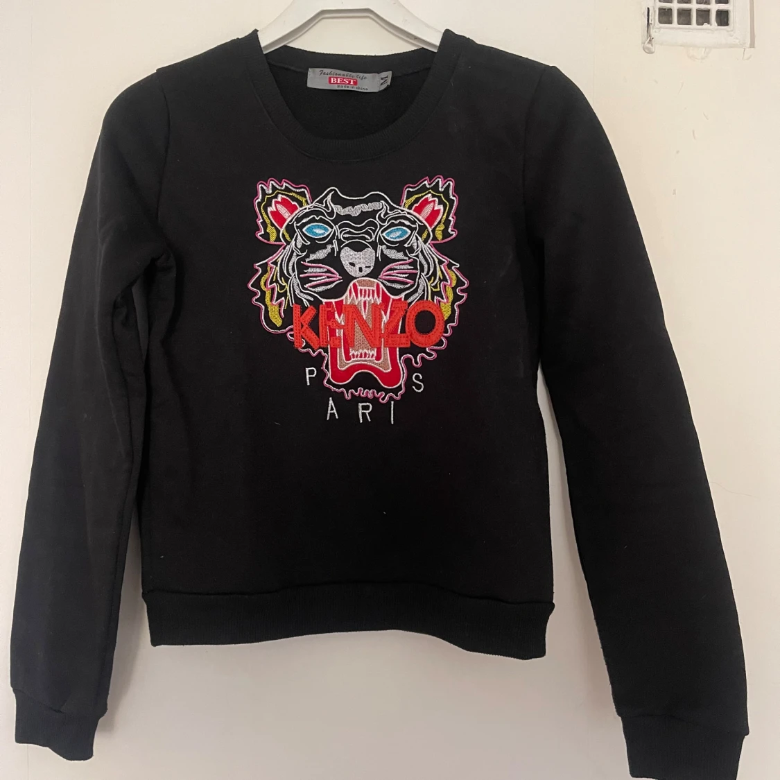 Tröja med tryck kenzo sweatshirt hoodie
