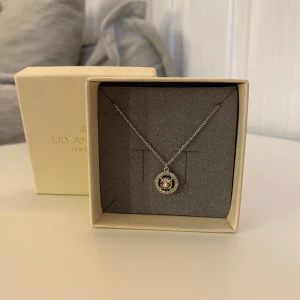 Lily and rose halsband  - Säljer detta sjukt fina halsband från Lily and rose i silver med en rosa sten. Använd vid något enstaka tillfälle men säljer då jag inte har någon användning för den. Jätte fint skick och utan några defekter. Köpt för 349kr från deras hemsida💕