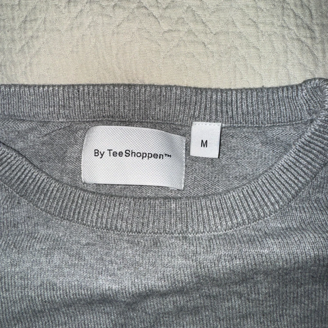 By TeeShoppen - Grå långärmad - 90