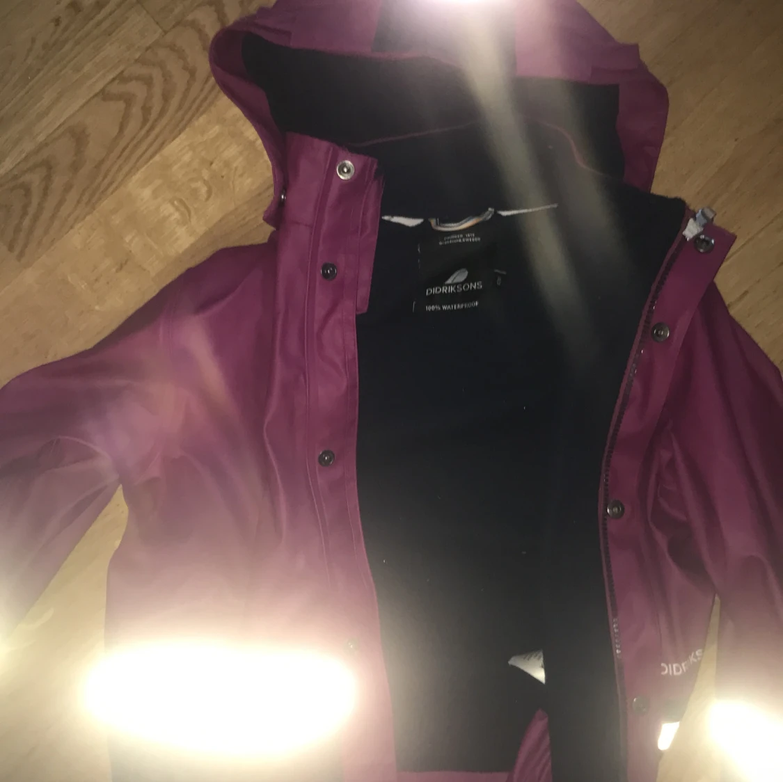 Regn jacka med flistyg insidan  - 92