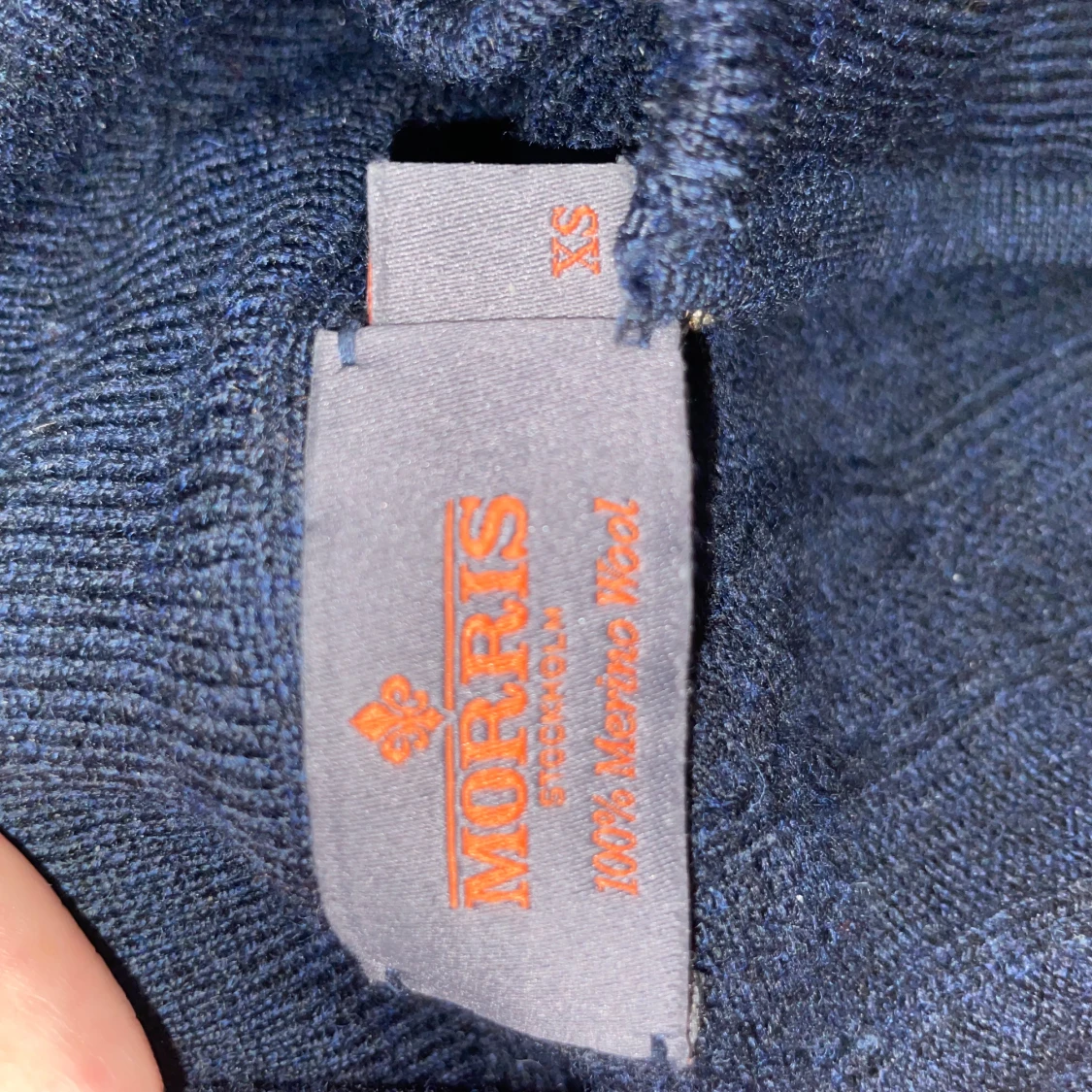 Mörkblå Morris Half-zip - 91