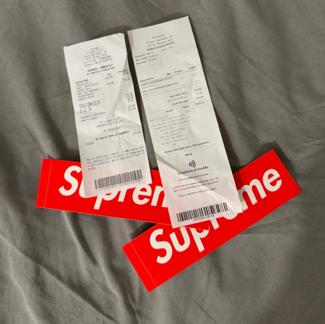 Mörkblå mjukisbyxor från Supreme - 92