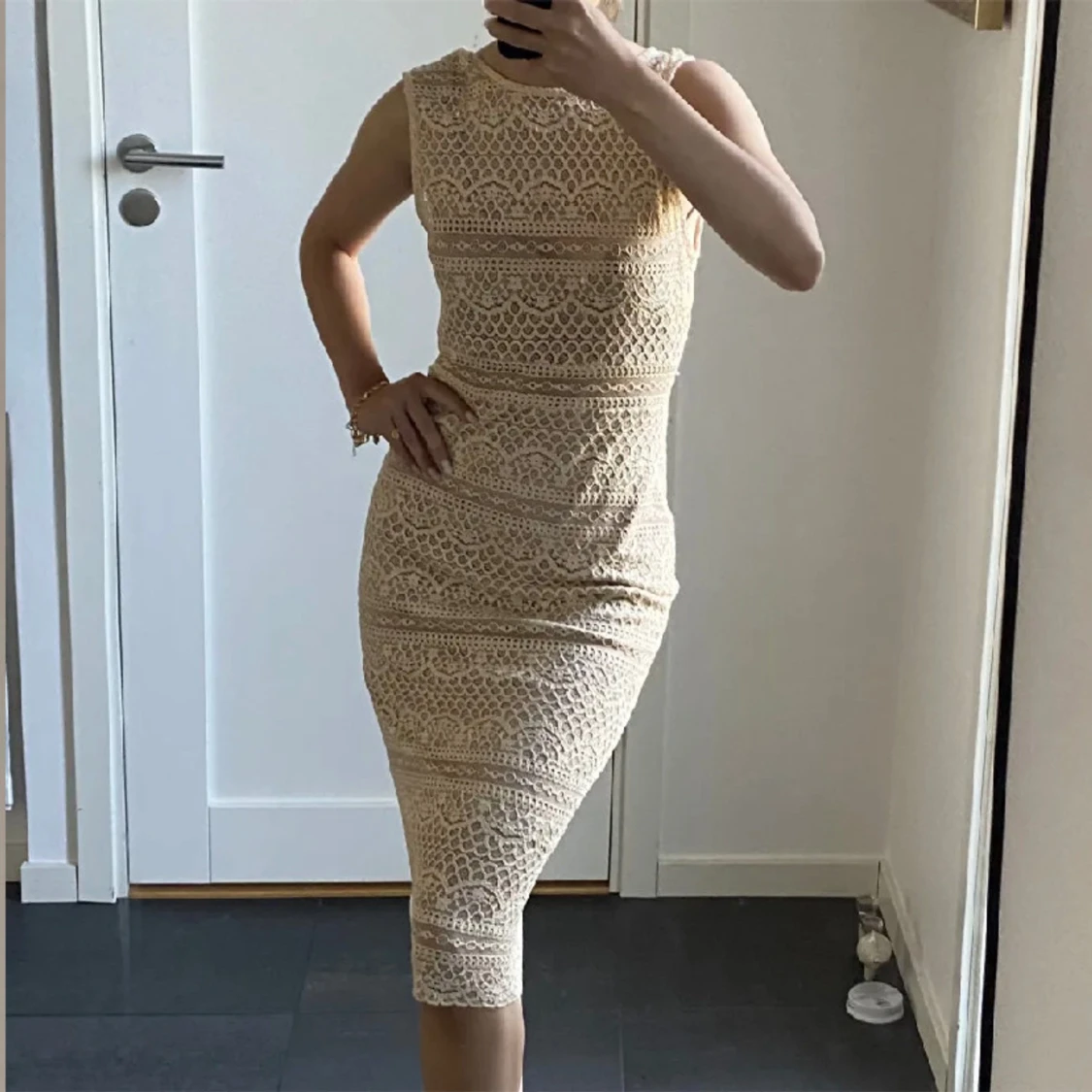 Klänning spets  - 90