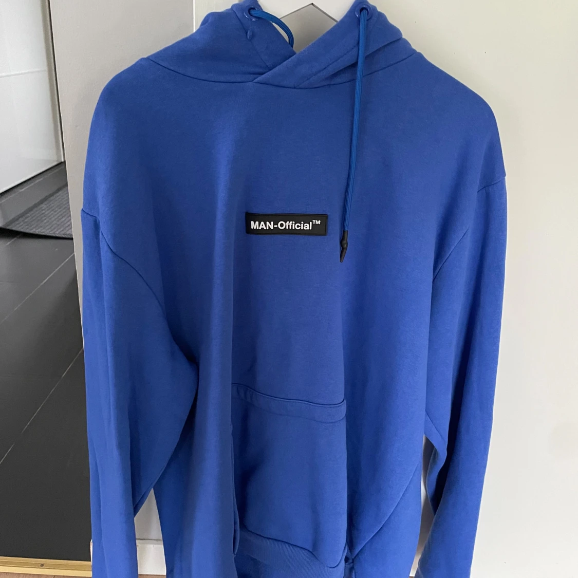 Blå mjukisdress - 90