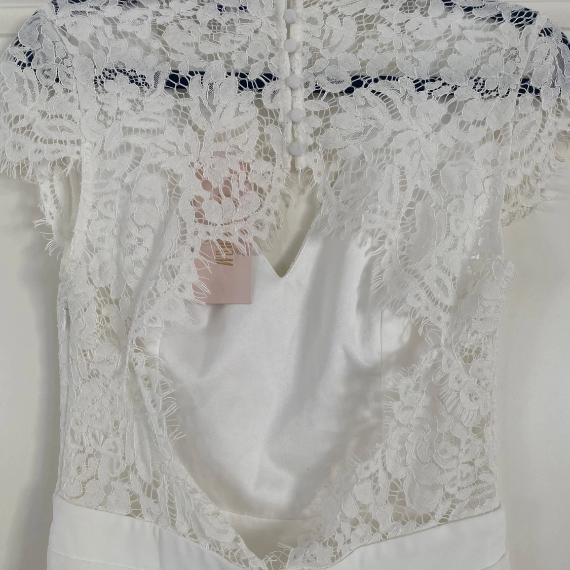 Vit studentklänning från Bubbleroom - 2