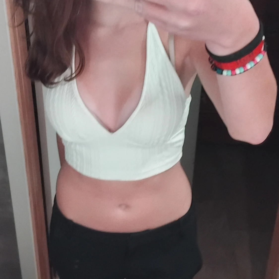 Vit ribbad linnetopp - 1