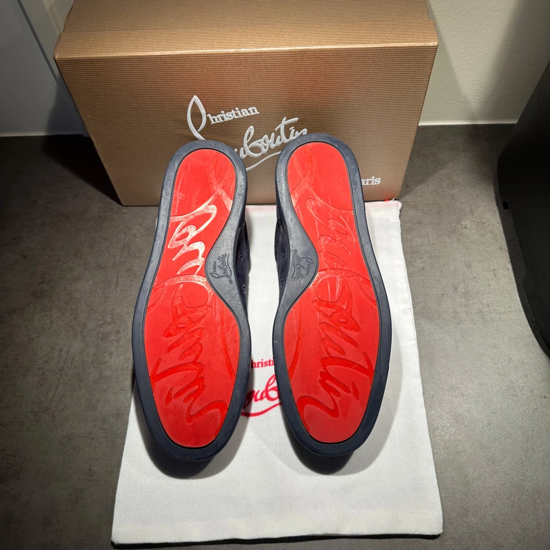 Mörkblå sneakers från Christian Louboutin - 3