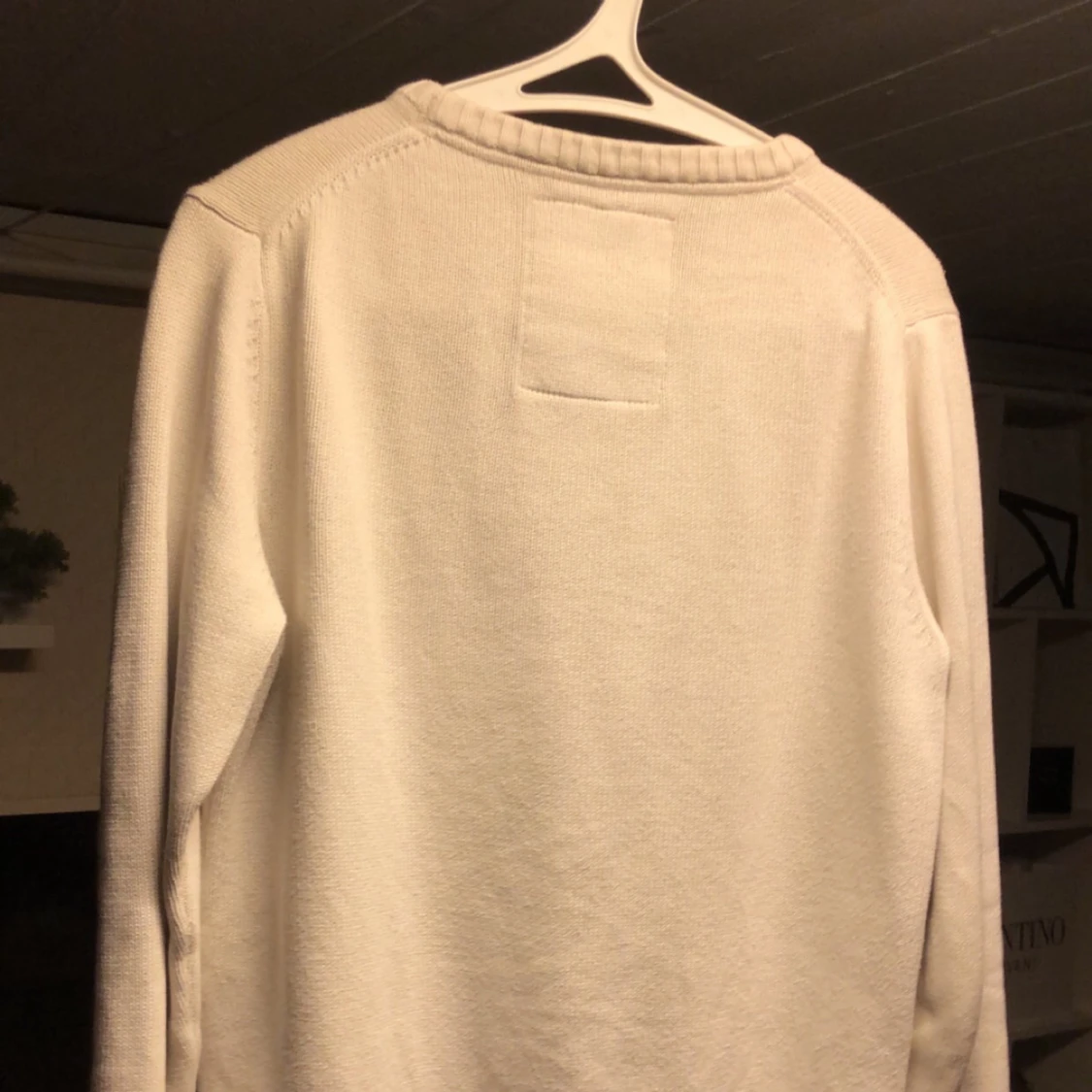 Vit stickad tröja från Morris - 1