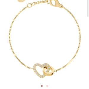 Guldarmband med hjärta och ring - Ett jättefint armband från edblad, aldrig använt så i nyskick. Köpt för 400