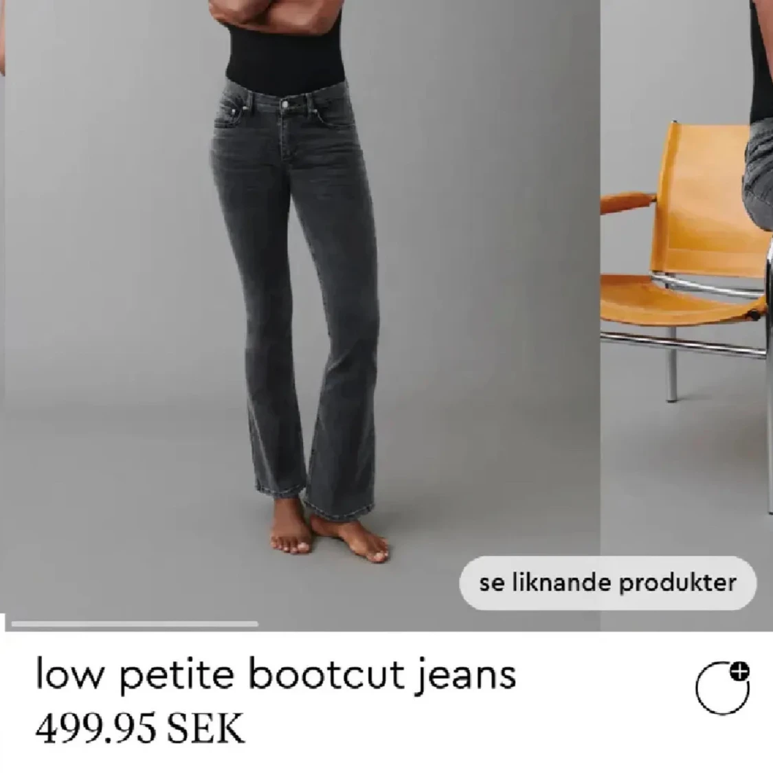 Svarta bootcut jeans - 2