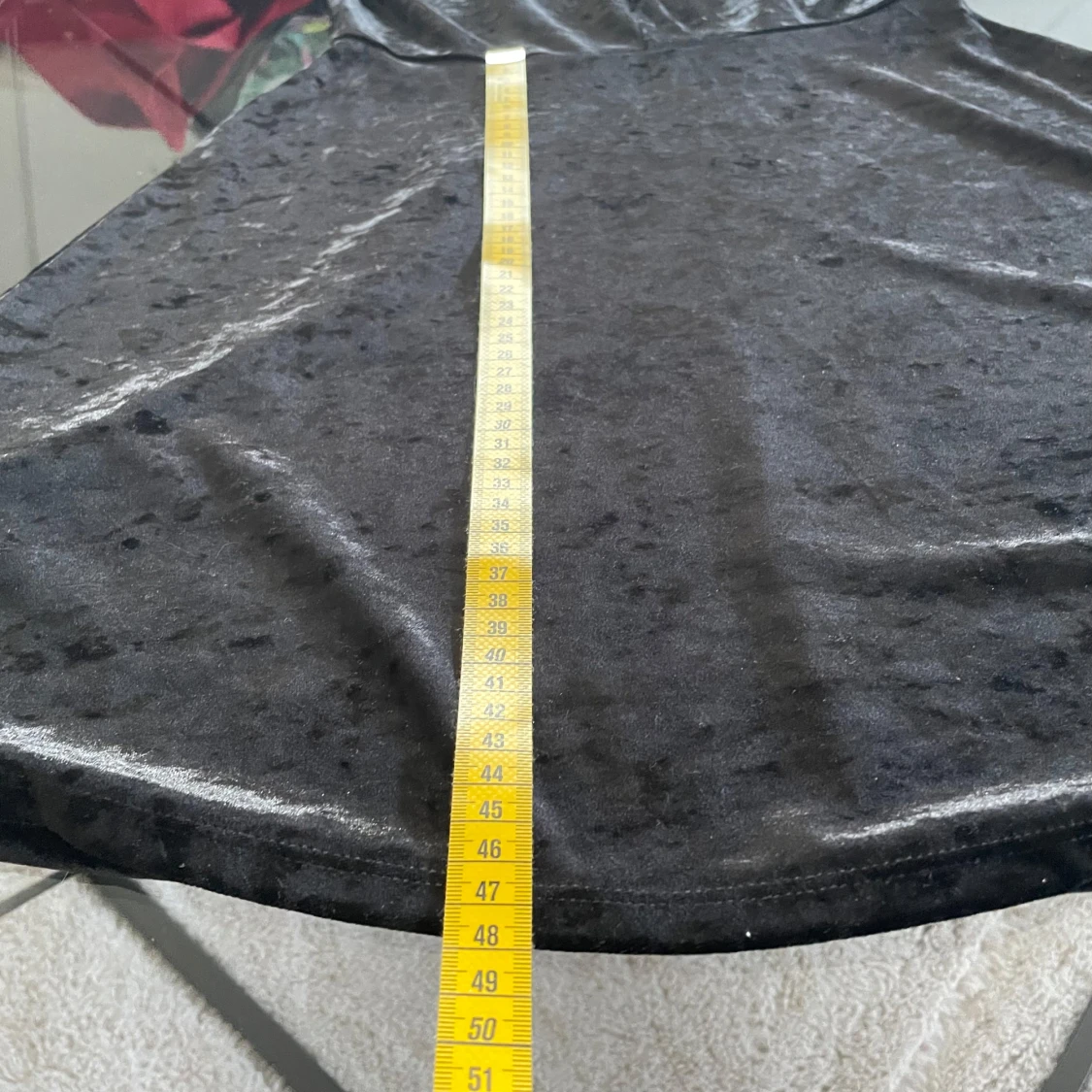 Svart sammet klänning - 2