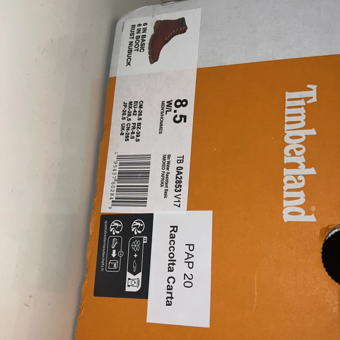 6 in Water resistant basic ( Smoked paprika)  boots från Timberland  - 1