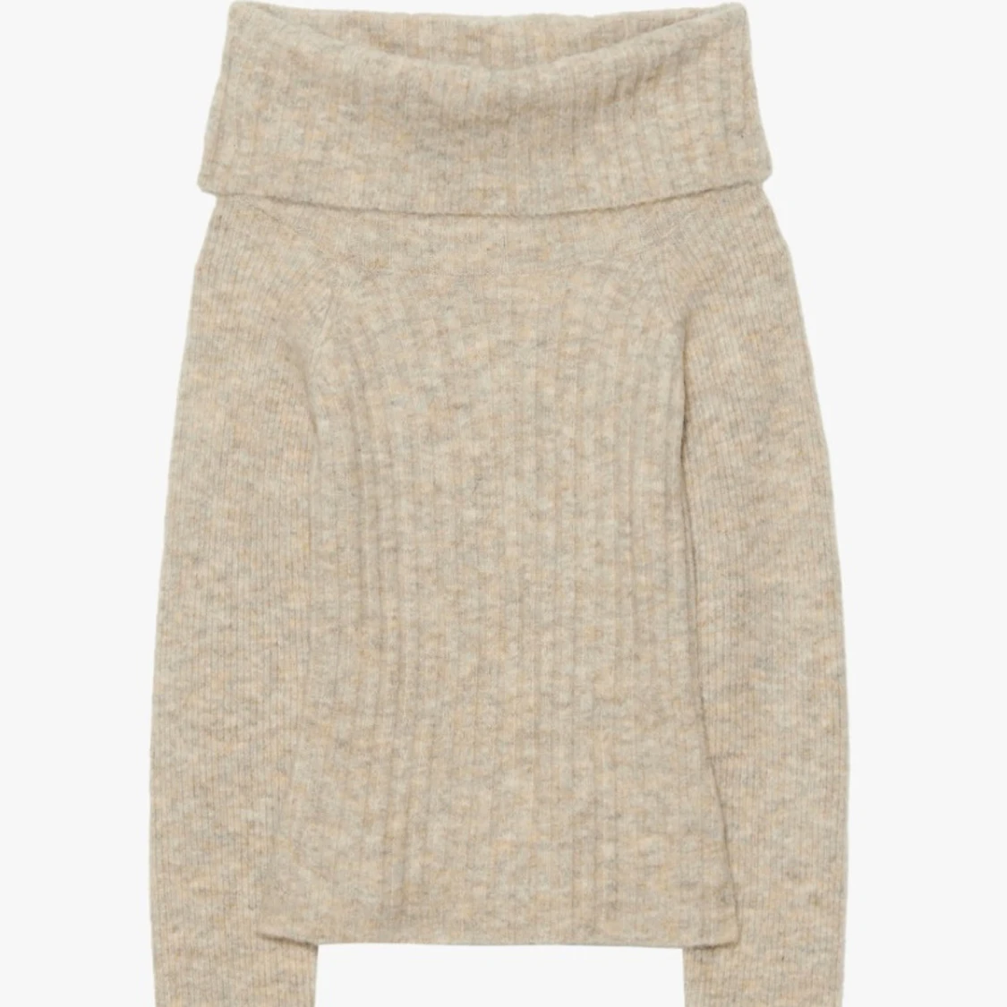 Stickad off shoulder tröja - 91