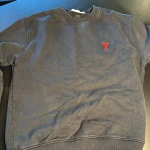 Ami tröja  - Tjock tröja från ami. Inga stora skador eller problem, bara en slitning vid ärmen.