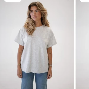 Djerf Avenue Grey Melange T-shirt - Gråmelerad t-shirt från Djerf Avenue, strl M. Knappt använd och i väldigt fint skick! Nypris 650kr. 