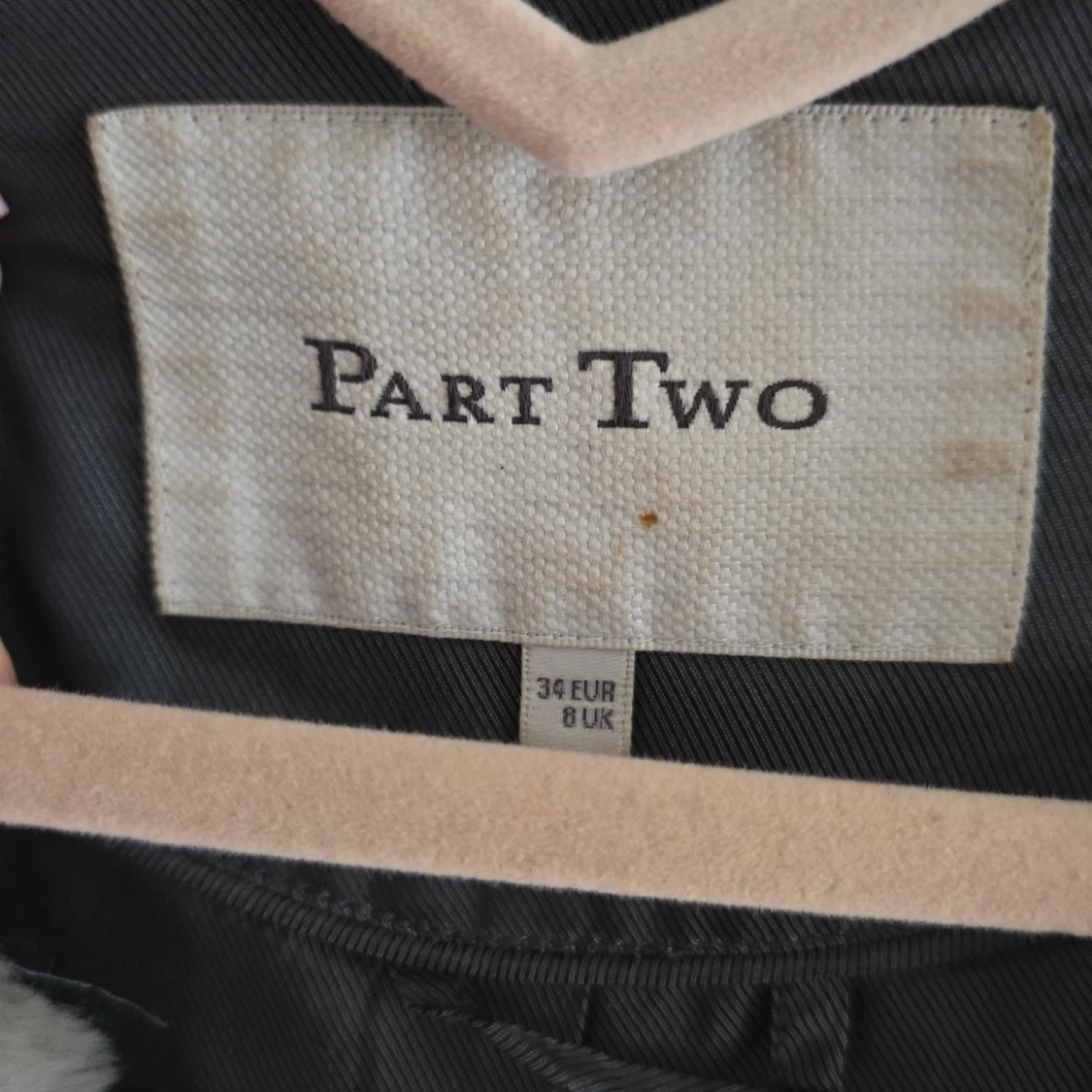 Fluffig fakepälsjacka jacka  - 90