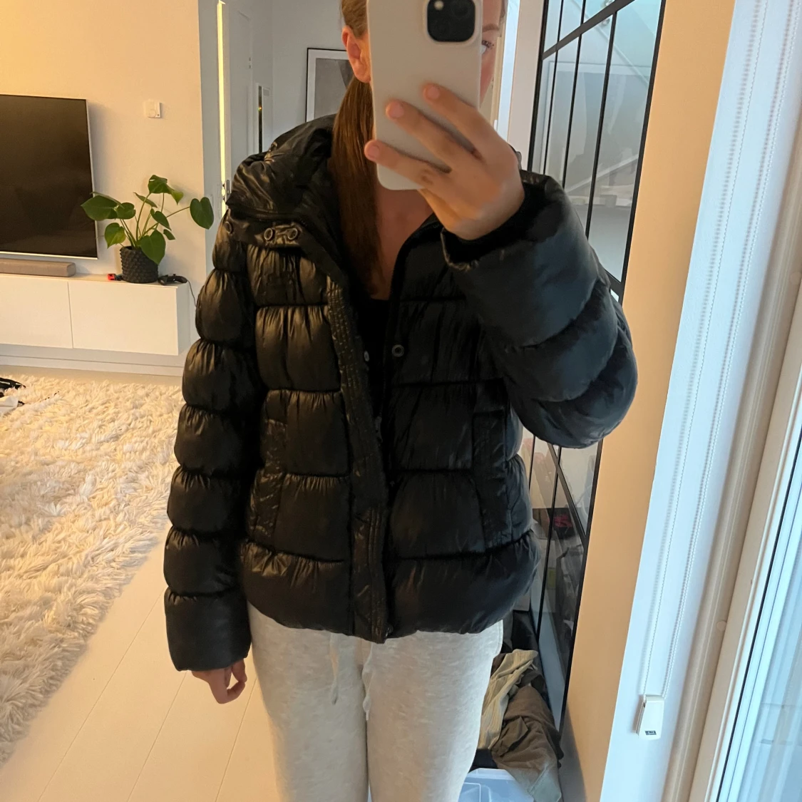 Svart vinterjacka