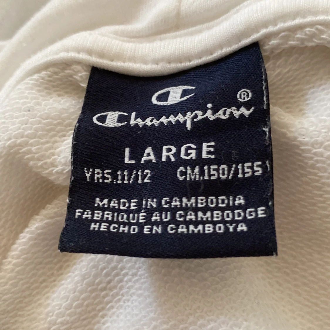 Vit hoodie från Champion - 2